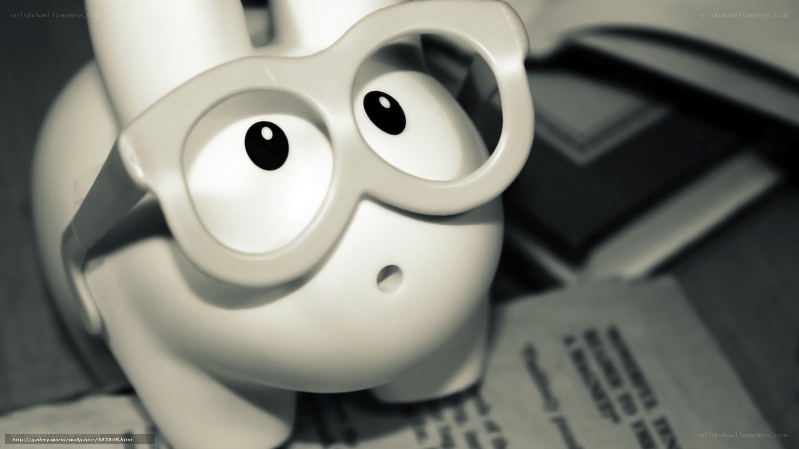 cartoon character with glasses