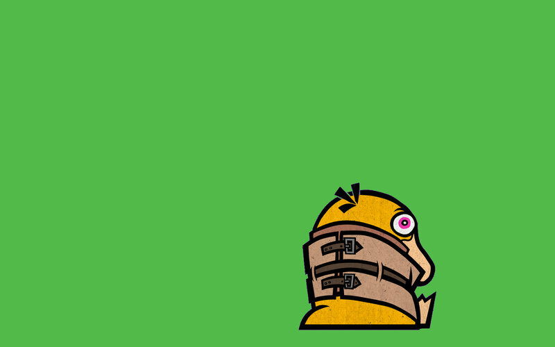 cartoon character with helmet