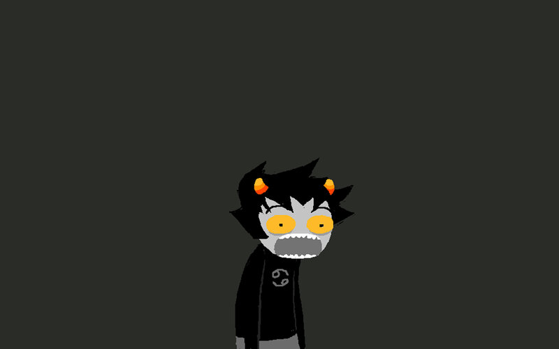 cartoon character with horns