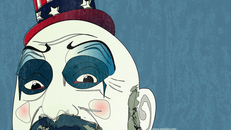 cartoon character with patriotic hat