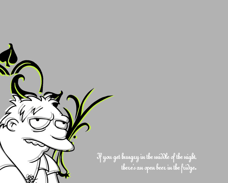 cartoon character with quote