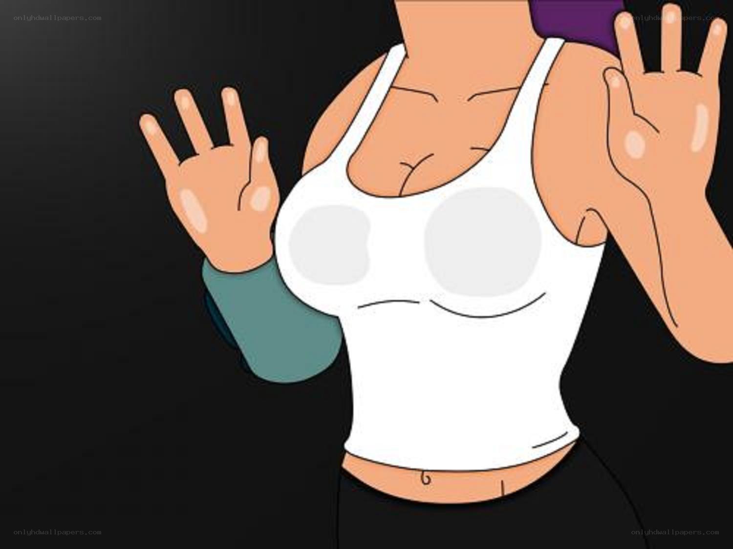 cartoon character with raised hands