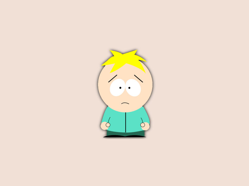 Cartoon character with sad expression