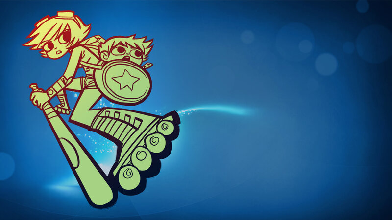 cartoon character with shield and bat