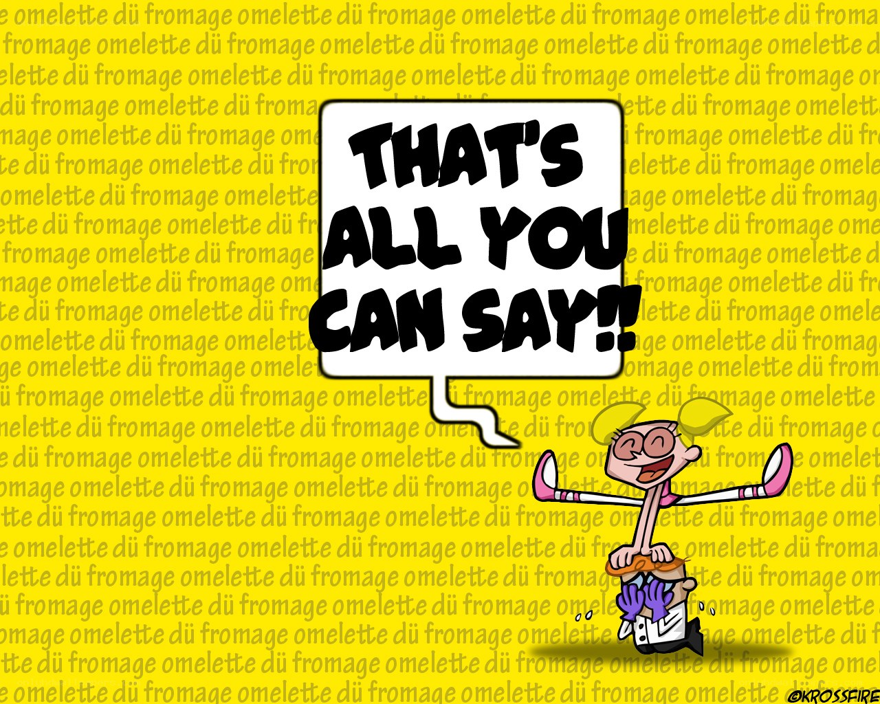 Cartoon character with speech bubble
