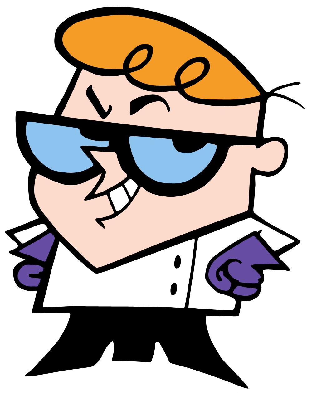 cartoon character with sunglasses