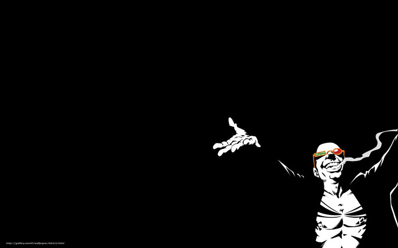cartoon character with sunglasses