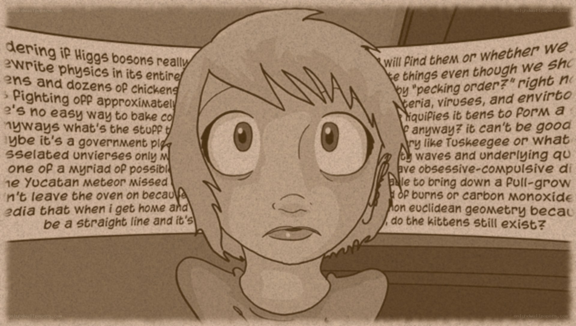 cartoon character with text