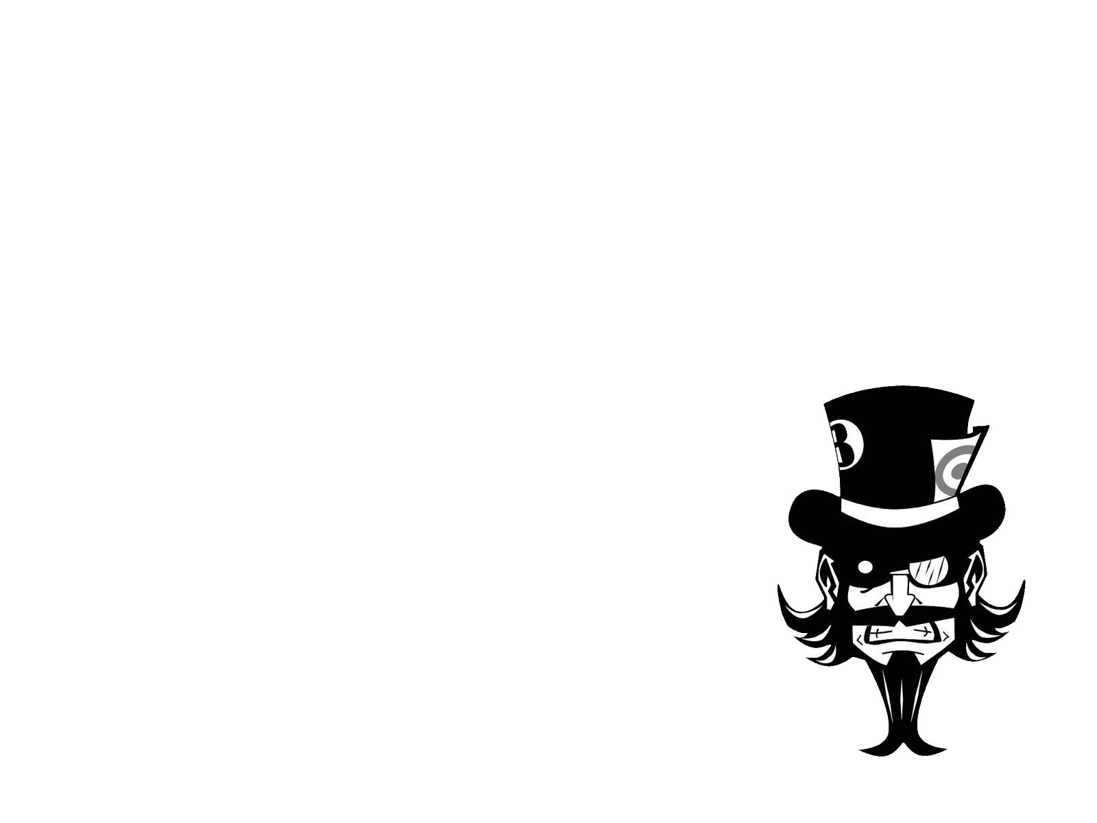 cartoon character with top hat
