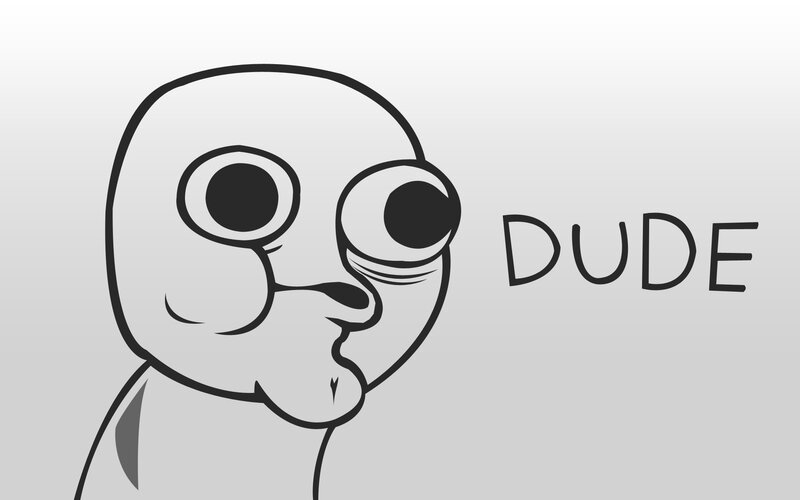 Cartoon Character with Wide Eyes — Black, Neutral
