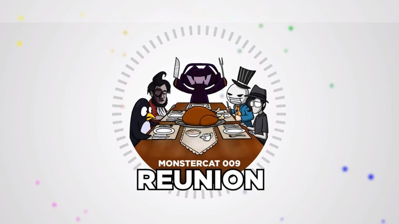 Cartoon Characters at Table