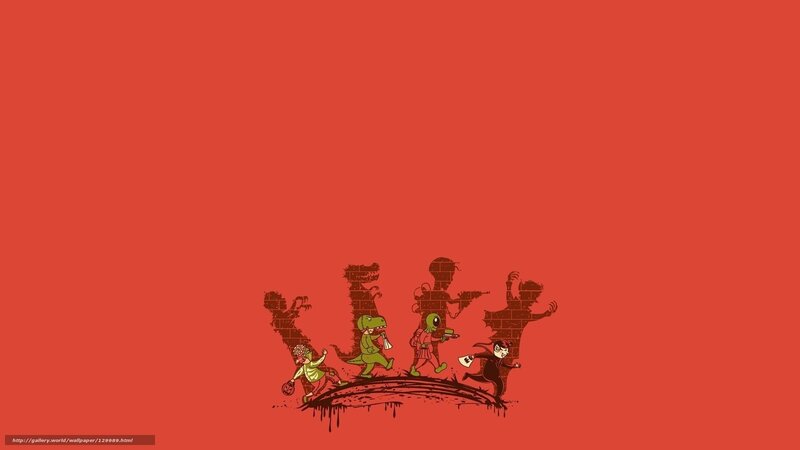 cartoon characters breaking wall