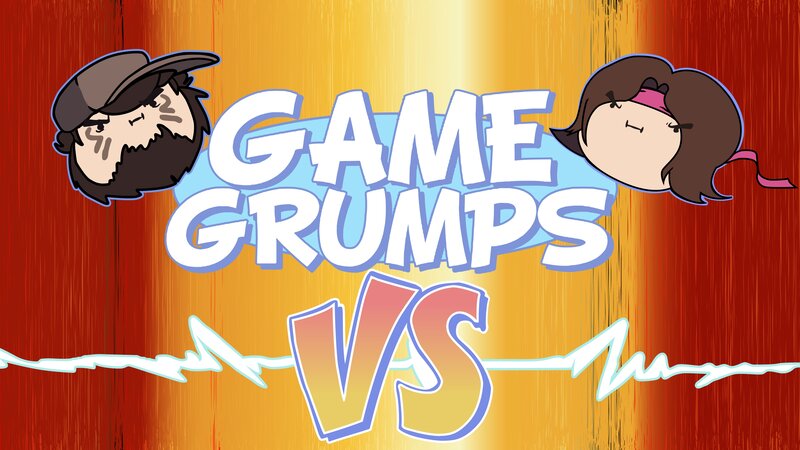 Cartoon Characters Facing Off — Red