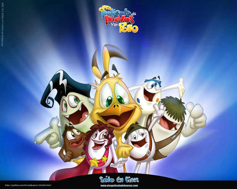 Cartoon Characters Group — Blue