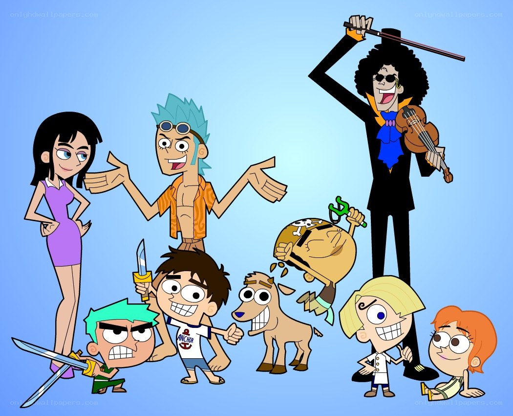 cartoon characters group