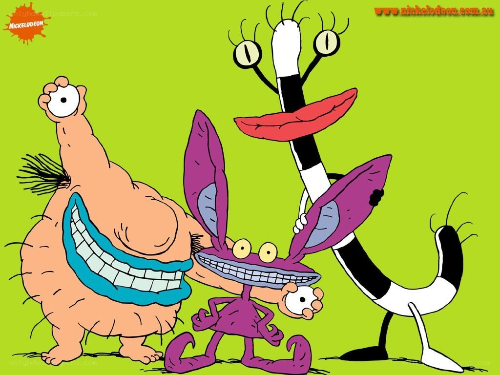 Cartoon characters in a scene