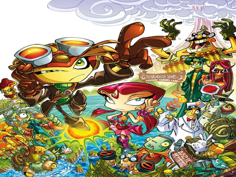 Cartoon Characters in Action — Green
