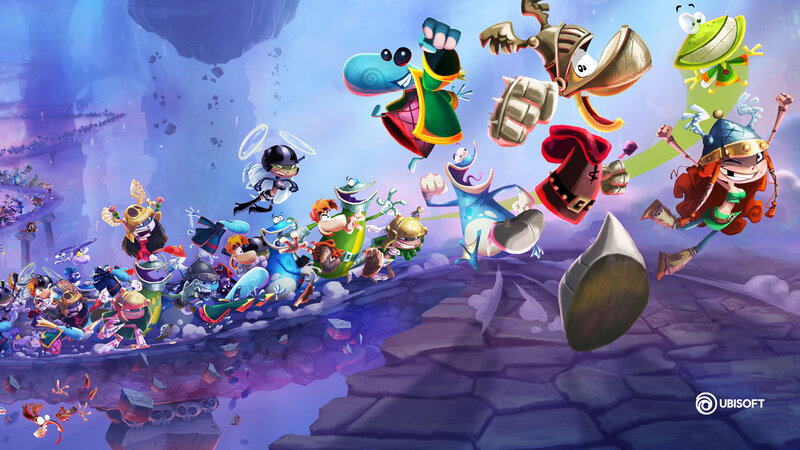 Cartoon Characters in Flight