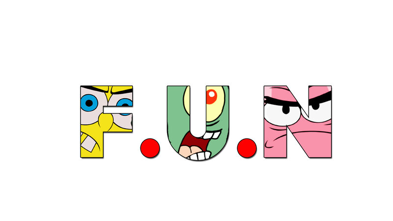 Cartoon Characters in Letters
