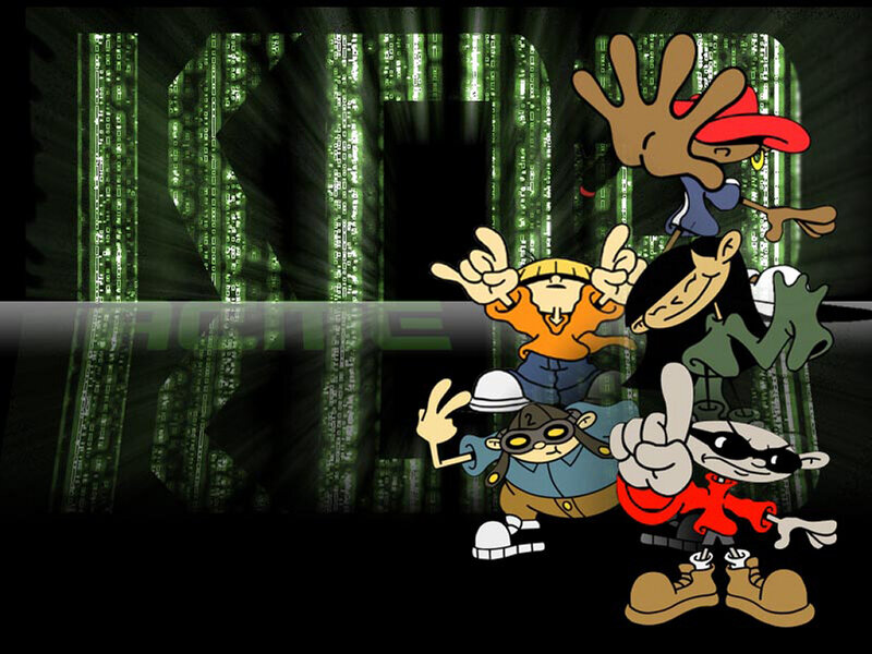 Cartoon Characters in Matrix