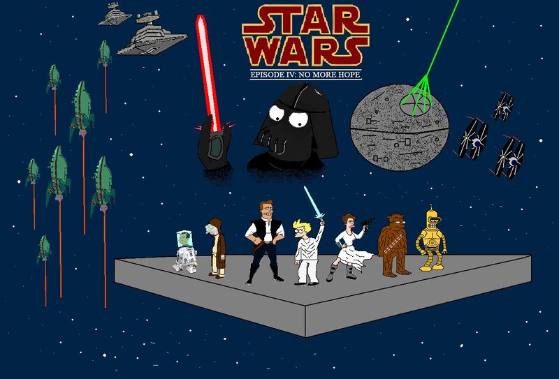 Cartoon Characters on Platform