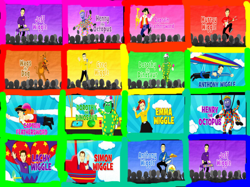 Cartoon Characters on Stage