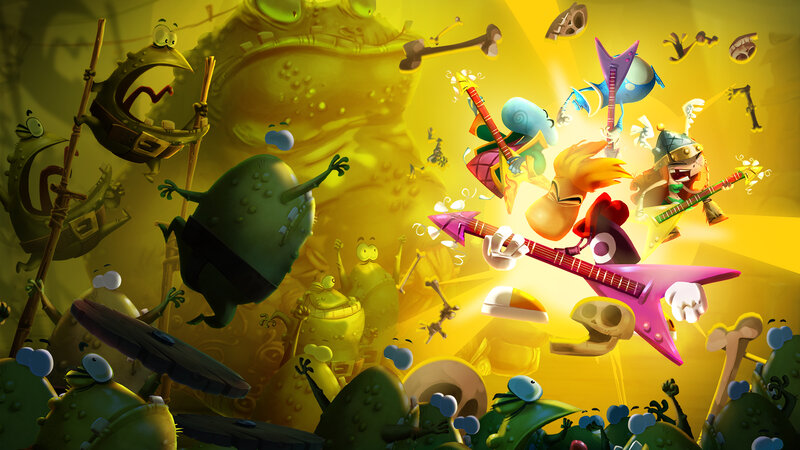 Cartoon Characters Playing Music