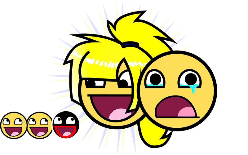 cartoon characters with emoticons