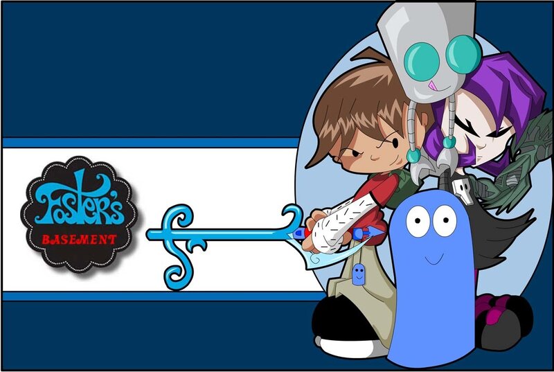 Cartoon Characters with Key