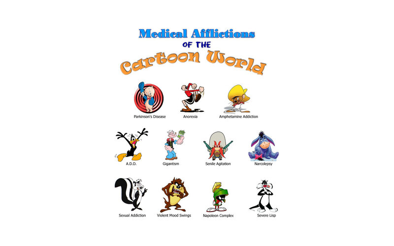 Cartoon Characters with Medical Conditions