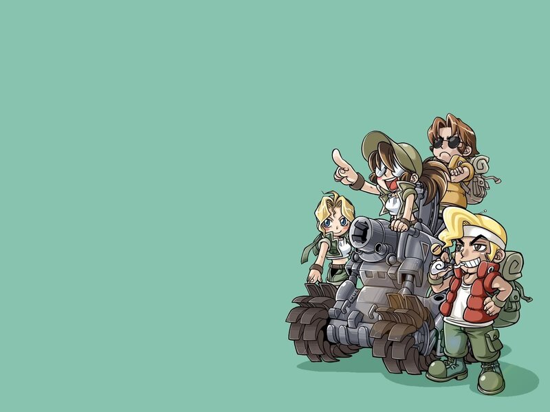 cartoon characters with tank