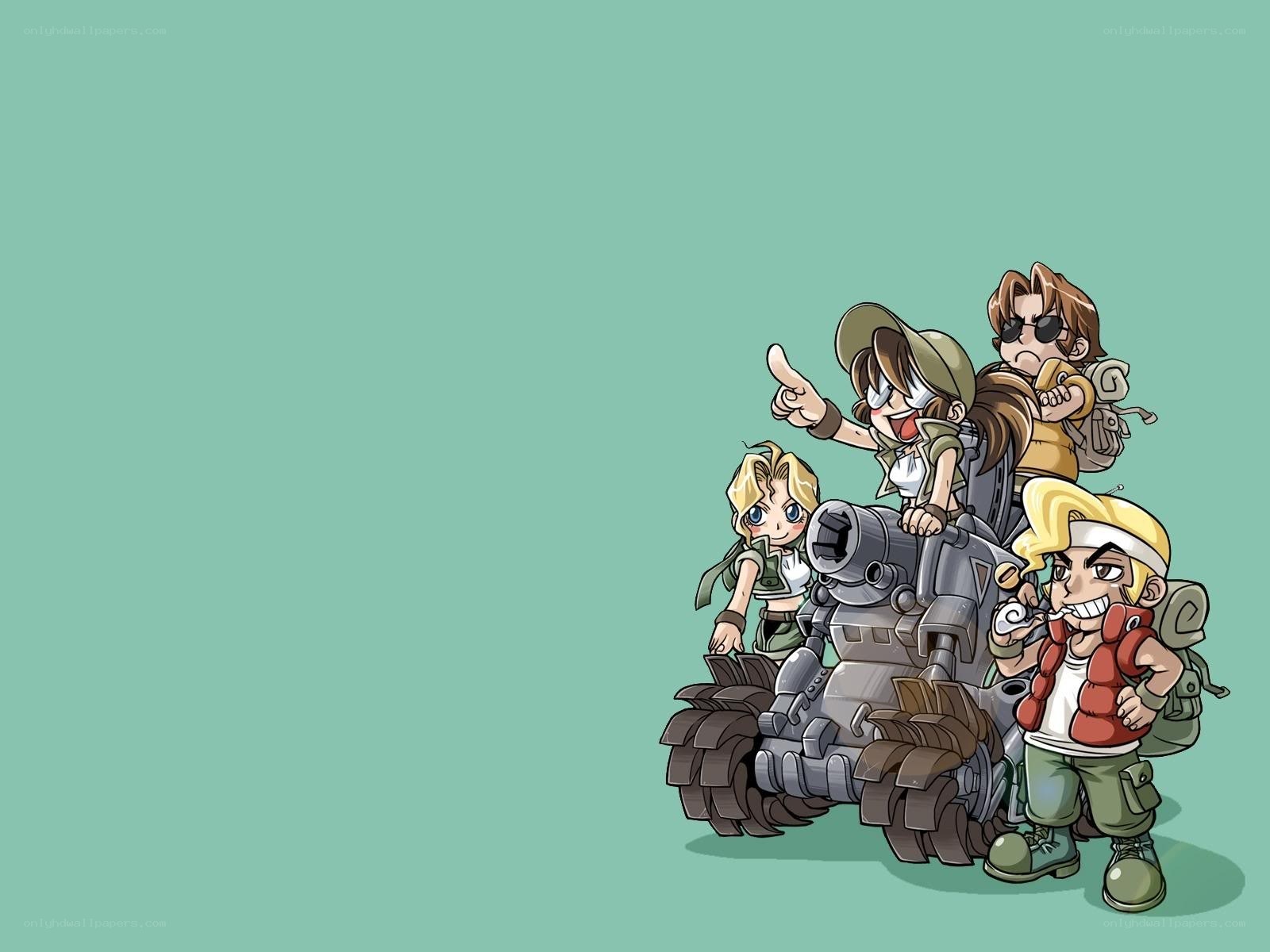 cartoon characters with tank
