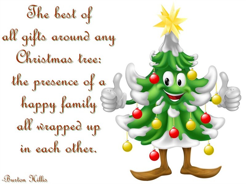 Cartoon Christmas Tree — Green