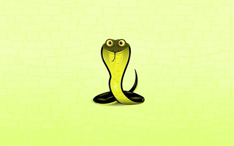 cartoon cobra snake