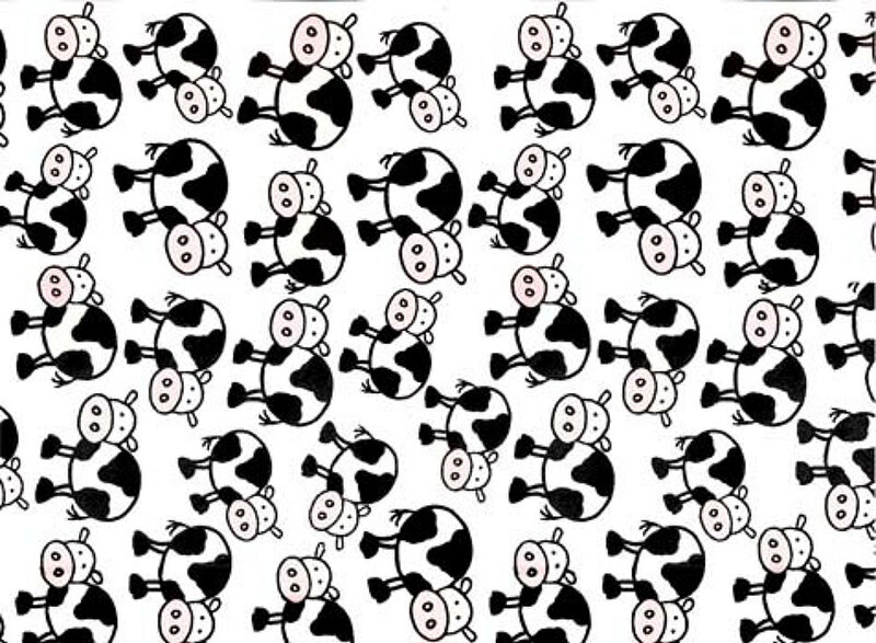Cartoon Cows Pattern