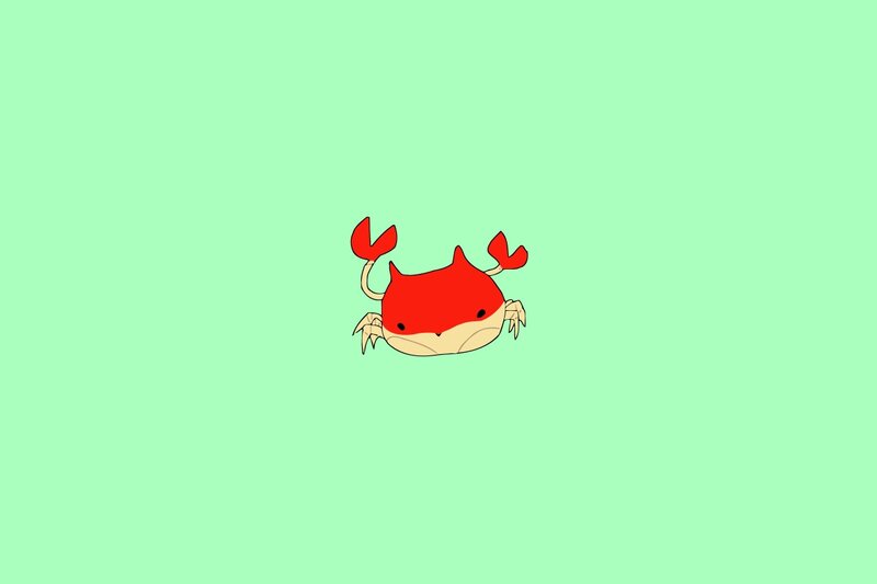 cartoon crab character
