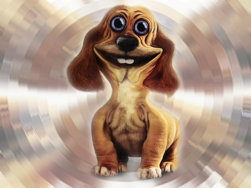 Cartoon Dachshund Puppy