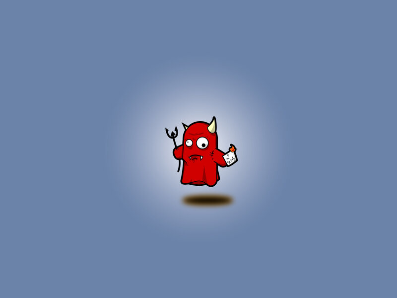 cartoon devil character