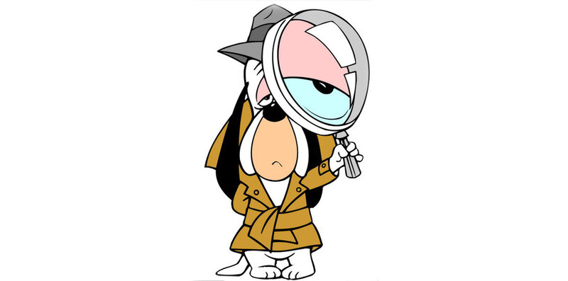 Cartoon Dog Detective
