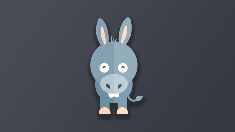 Cartoon Donkey