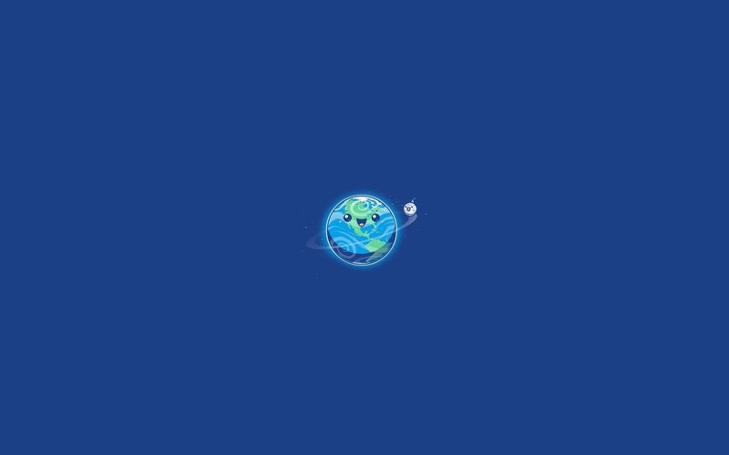 Cartoon Earth Planet