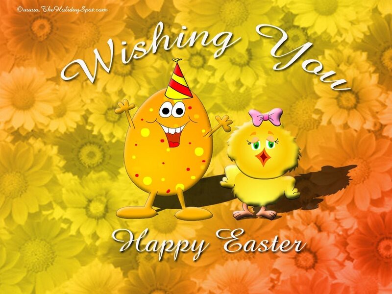 Cartoon Egg and Chick