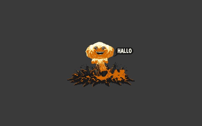 Cartoon Explosion Mushroom