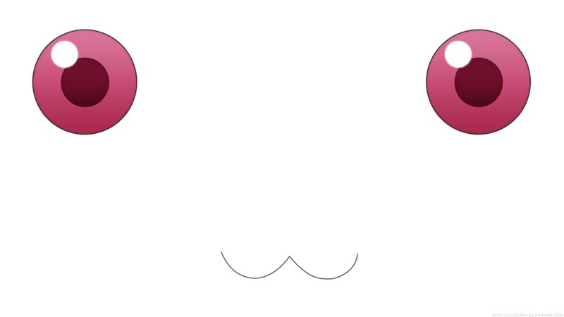 Cartoon Eyes and Mouth — Pink