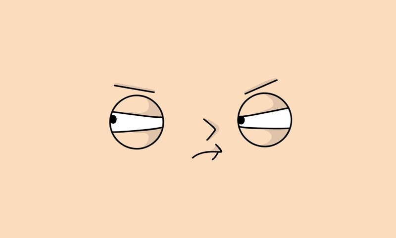 Cartoon Eyes and Nose