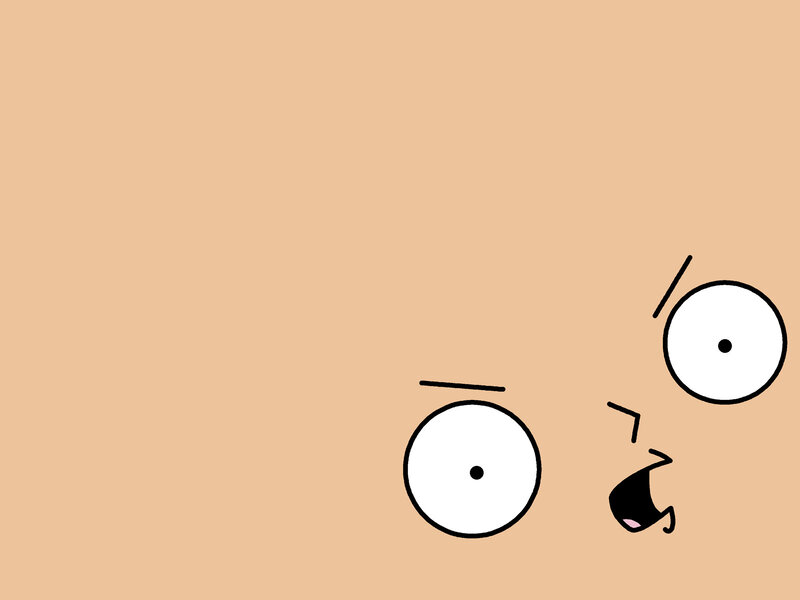 Cartoon Face — Beige