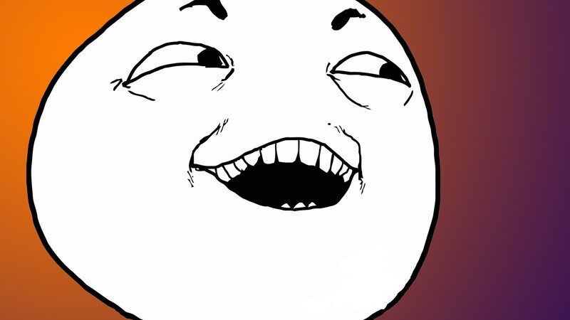 Cartoon Face Laughing