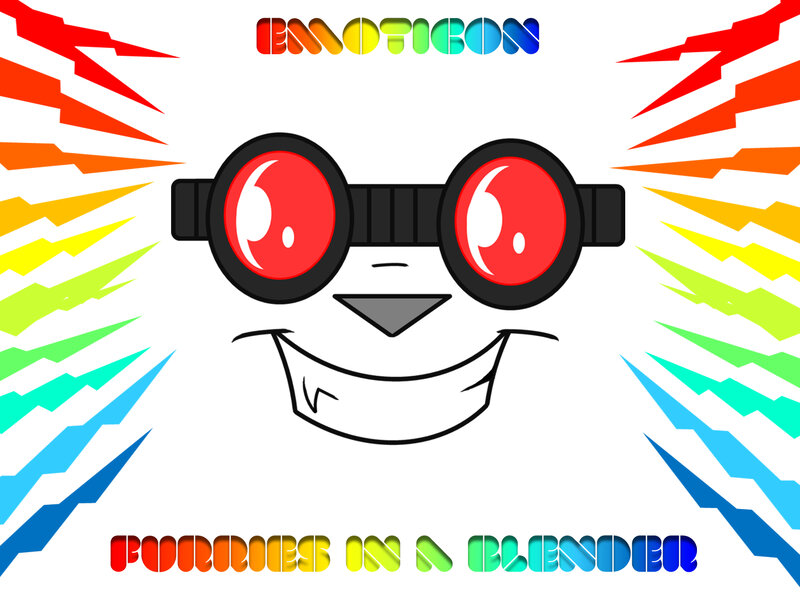 Cartoon Face with Goggles