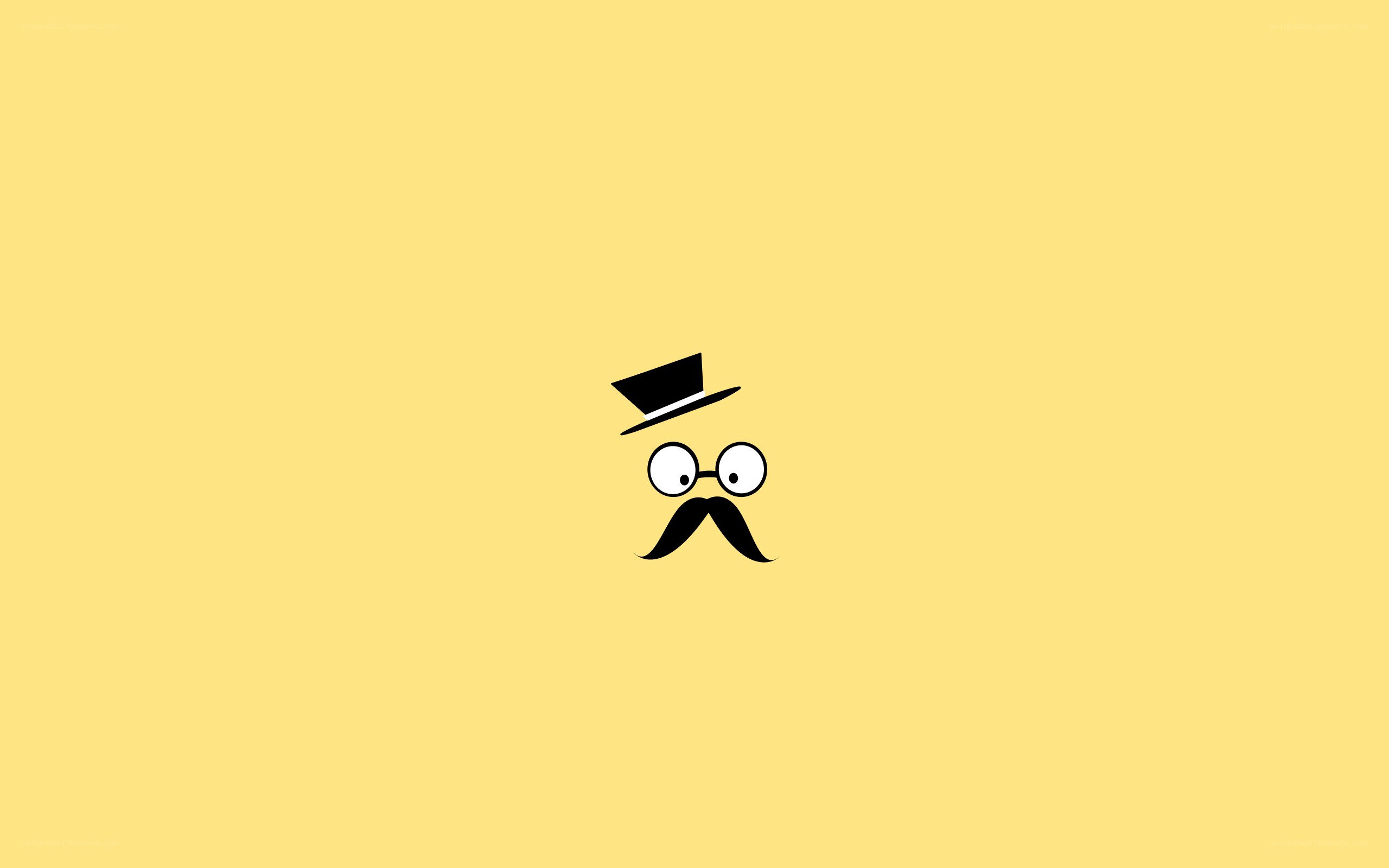 cartoon face with mustache and hat