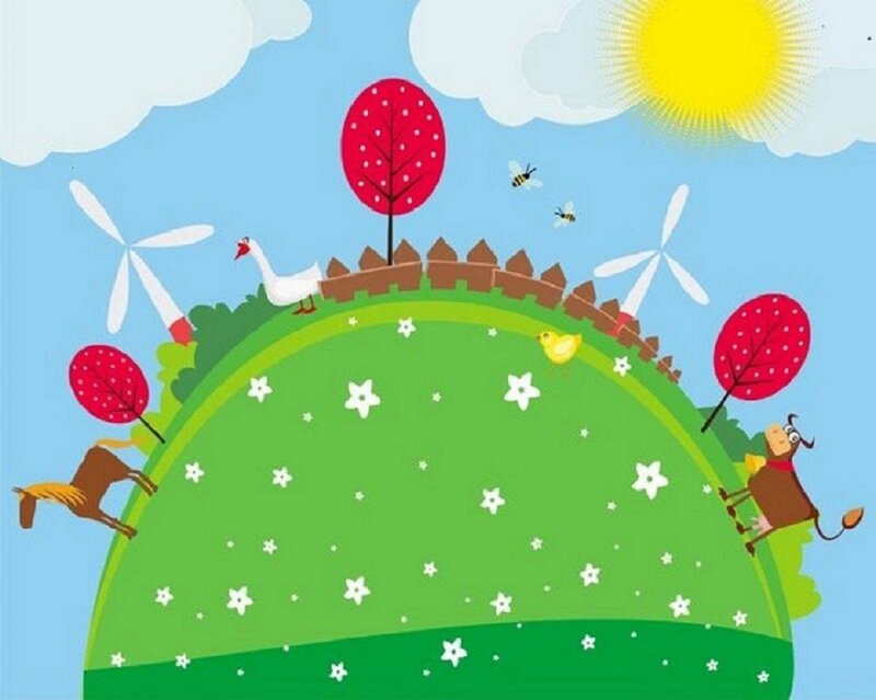 Cartoon Farm Animals